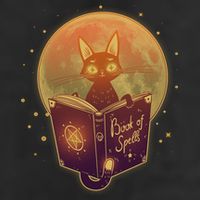 Cute Mystical Halloween Book Of Spells Cat 11oz C Handle Ceramic Mug