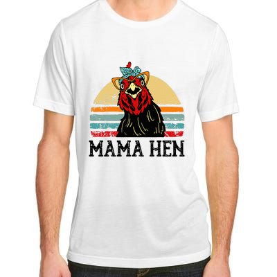 Chickenshirt Mama Hen Mother Day Gift Funny Farm Mom Adult ChromaSoft Performance T-Shirt