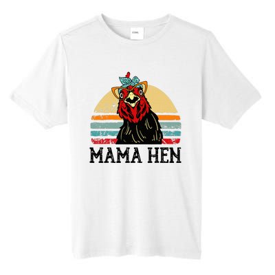 Chickenshirt Mama Hen Mother Day Gift Funny Farm Mom Tall Fusion ChromaSoft Performance T-Shirt