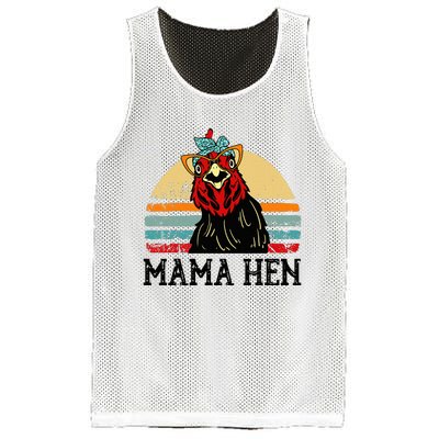 Chickenshirt Mama Hen Mother Day Gift Funny Farm Mom Mesh Reversible Basketball Jersey Tank