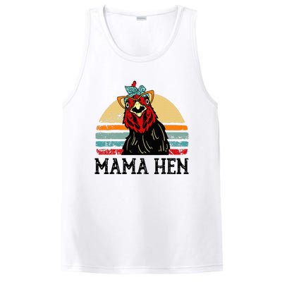 Chickenshirt Mama Hen Mother Day Gift Funny Farm Mom PosiCharge Competitor Tank