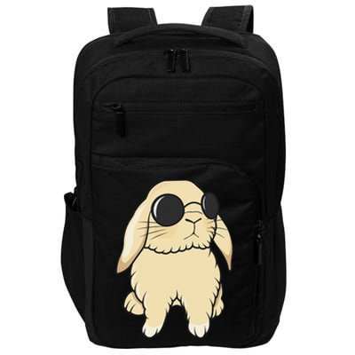 Cute Mini Holland Lop Bunny Rabbit Lover Sunglasses Easter Impact Tech Backpack