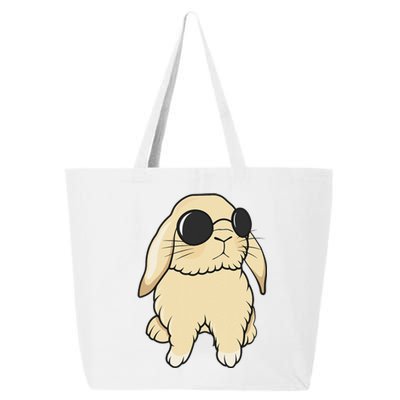 Cute Mini Holland Lop Bunny Rabbit Lover Sunglasses Easter 25L Jumbo Tote