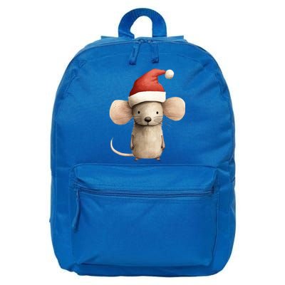 Christmas Mouse In Santa Hat Gift 16 in Basic Backpack