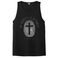 Christian My Identity Is In Jesus Christ Bible Verse Faith PosiCharge Competitor Tank