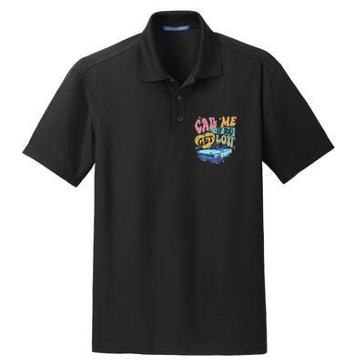 Call Me If You Get Lost Text Me When You Get Home Dry Zone Grid Polo