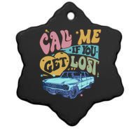 Call Me If You Get Lost Text Me When You Get Home Ceramic Star Ornament