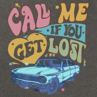 Call Me If You Get Lost Text Me When You Get Home Cotton Canvas Backpack