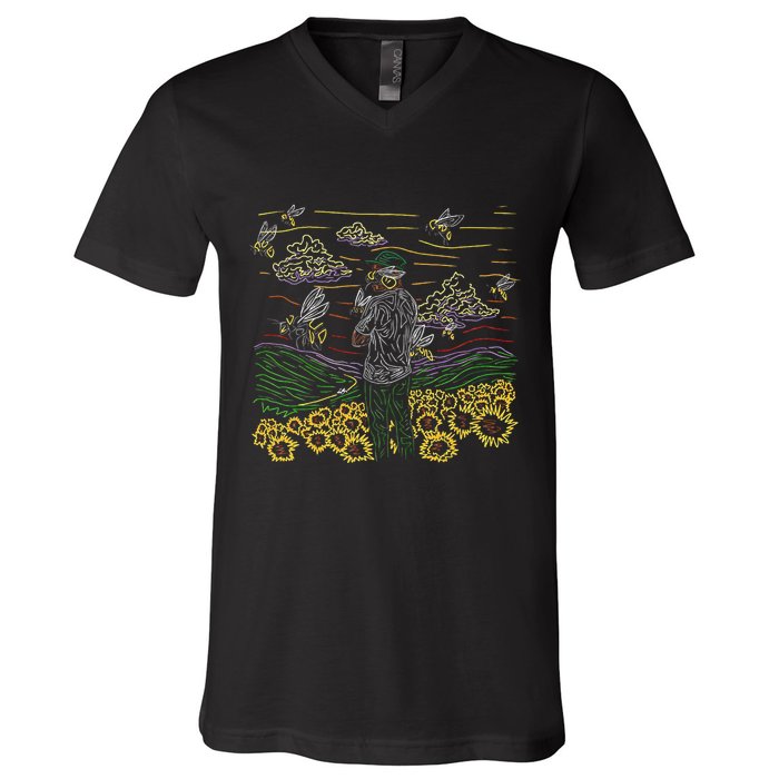 Call Me If You Get Lost Text Me When You Get Home V-Neck T-Shirt