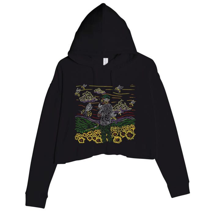 Call Me If You Get Lost Text Me When You Get Home Crop Fleece Hoodie