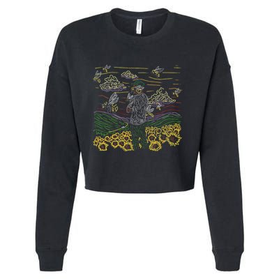 Call Me If You Get Lost Text Me When You Get Home Cropped Pullover Crew