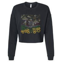 Call Me If You Get Lost Text Me When You Get Home Cropped Pullover Crew