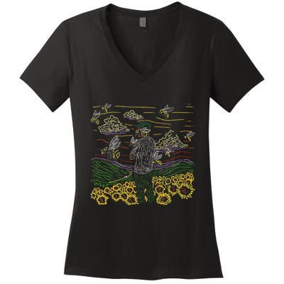 Call Me If You Get Lost Text Me When You Get Home Women's V-Neck T-Shirt