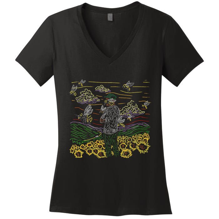 Call Me If You Get Lost Text Me When You Get Home Women's V-Neck T-Shirt