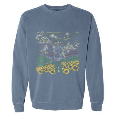 Call Me If You Get Lost Text Me When You Get Home Garment-Dyed Sweatshirt