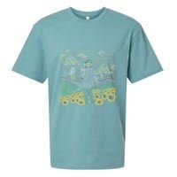 Call Me If You Get Lost Text Me When You Get Home Sueded Cloud Jersey T-Shirt