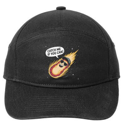 Catch Me If You Can Funny Astronomy Meteor 7-Panel Snapback Hat