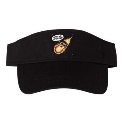 Catch Me If You Can Funny Astronomy Meteor Valucap Bio-Washed Visor