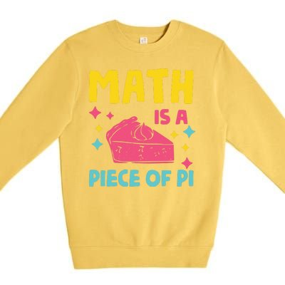 Cool Math Is A Peace Of Pi Premium Crewneck Sweatshirt