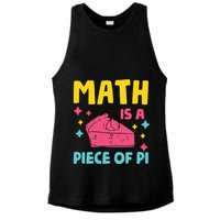 Cool Math Is A Peace Of Pi Ladies PosiCharge Tri-Blend Wicking Tank