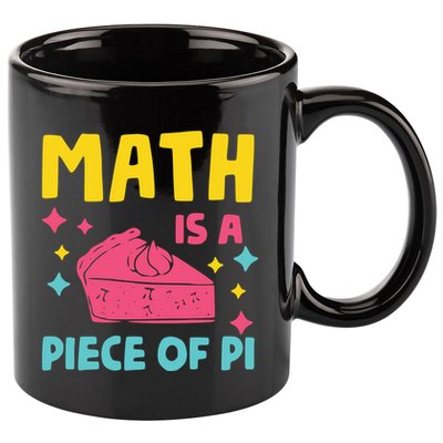 Cool Math Is A Peace Of Pi 11oz C Handle Ceramic Mug