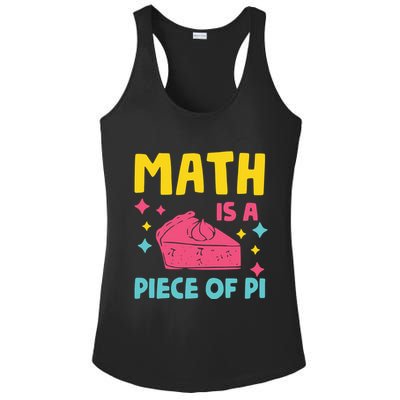 Cool Math Is A Peace Of Pi Ladies PosiCharge Competitor Racerback Tank