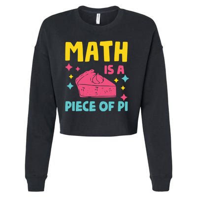 Cool Math Is A Peace Of Pi Cropped Pullover Crew