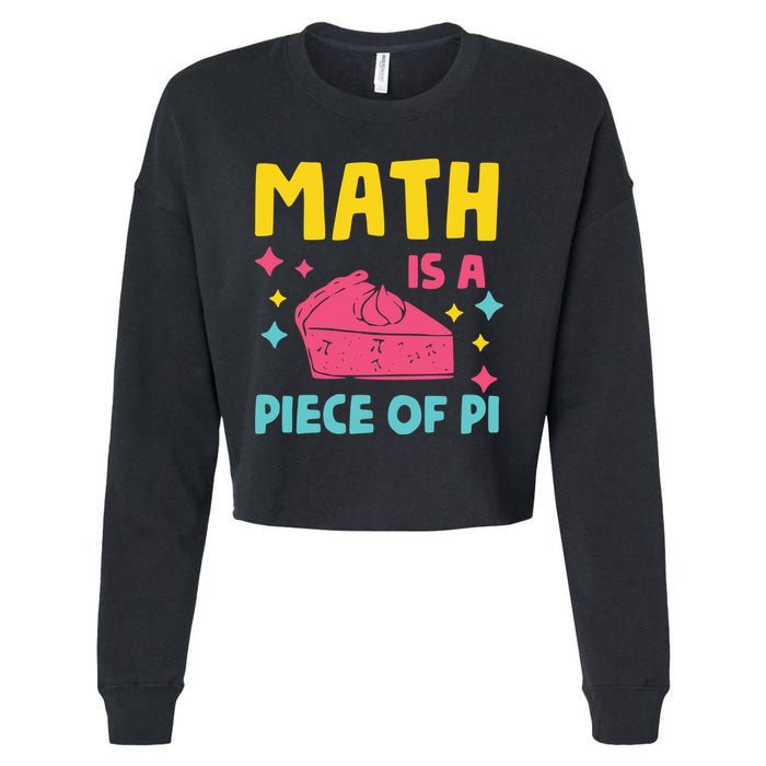 Cool Math Is A Peace Of Pi Cropped Pullover Crew