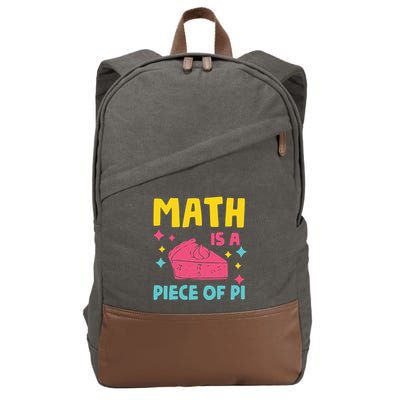 Cool Math Is A Peace Of Pi Cotton Canvas Backpack