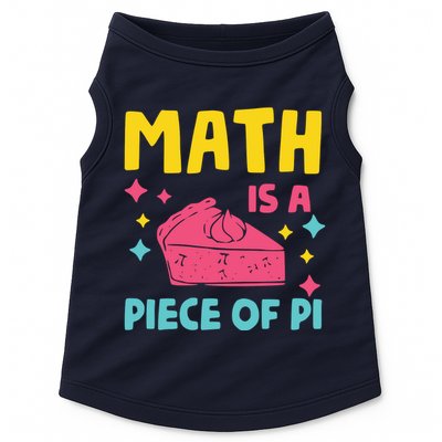 Cool Math Is A Peace Of Pi Doggie Tank