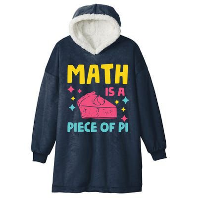 Cool Math Is A Peace Of Pi Hooded Wearable Blanket