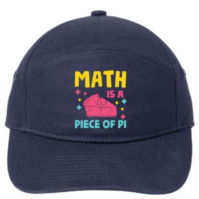 Cool Math Is A Peace Of Pi 7-Panel Snapback Hat