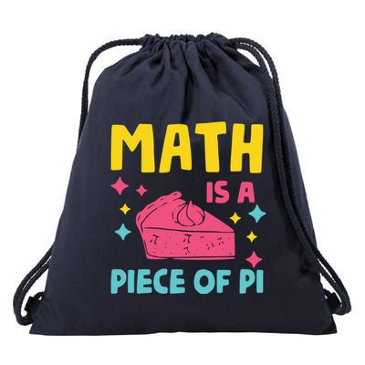 Cool Math Is A Peace Of Pi Drawstring Bag