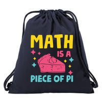 Cool Math Is A Peace Of Pi Drawstring Bag