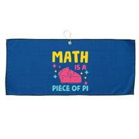 Cool Math Is A Peace Of Pi Large Microfiber Waffle Golf Towel