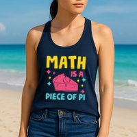 Cool Math Is A Peace Of Pi Womens Tank Top