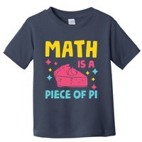 Cool Math Is A Peace Of Pi Toddler T-Shirt