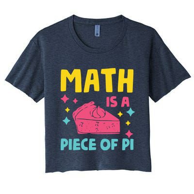 Cool Math Is A Peace Of Pi Crop Top