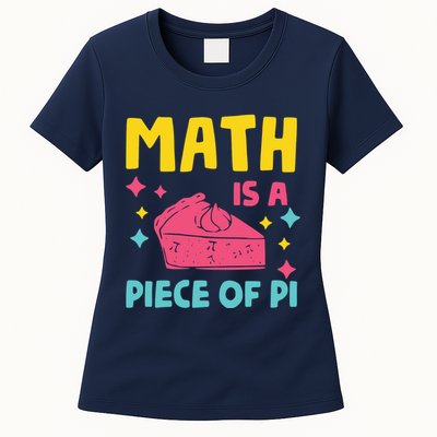 Cool Math Is A Peace Of Pi Womens T-Shirt