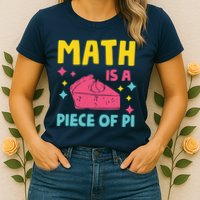 Cool Math Is A Peace Of Pi Womens T-Shirt