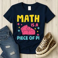 Cool Math Is A Peace Of Pi Womens T-Shirt