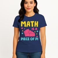 Cool Math Is A Peace Of Pi Womens T-Shirt