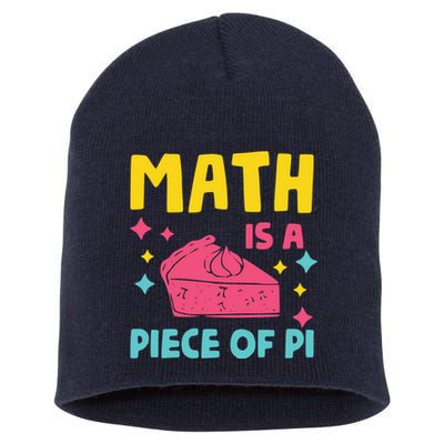 Cool Math Is A Peace Of Pi Short Acrylic Beanie