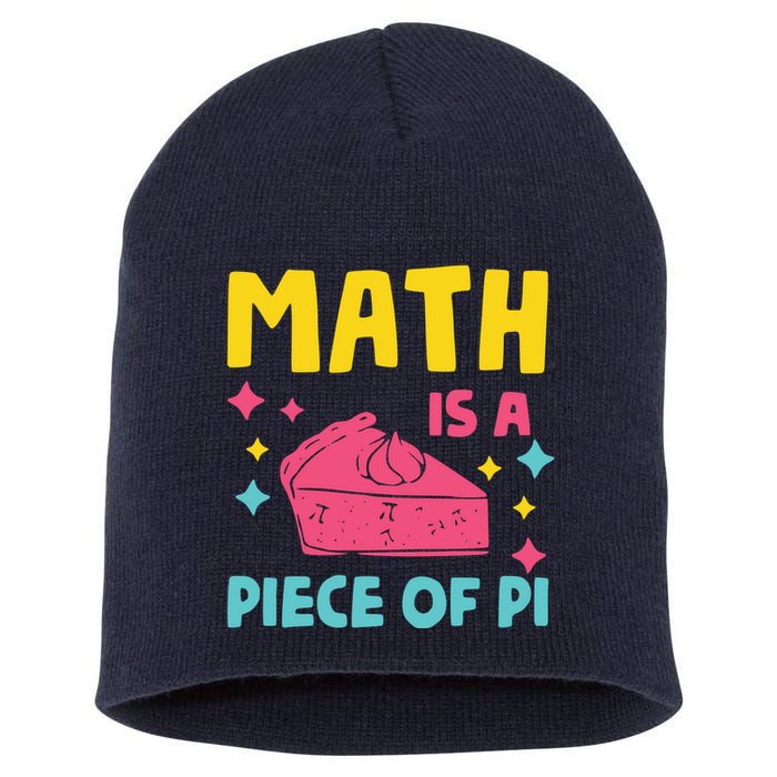Cool Math Is A Peace Of Pi Short Acrylic Beanie