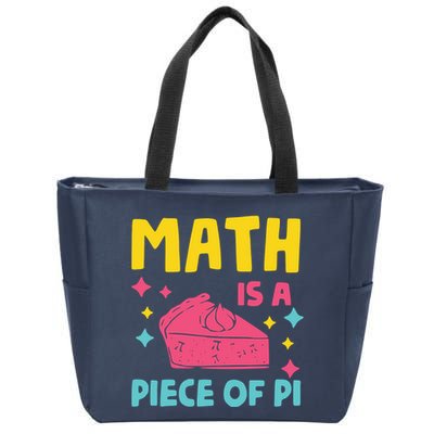 Cool Math Is A Peace Of Pi Zip Tote Bag