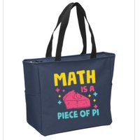 Cool Math Is A Peace Of Pi Zip Tote Bag