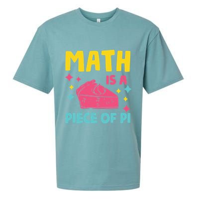 Cool Math Is A Peace Of Pi Sueded Cloud Jersey T-Shirt