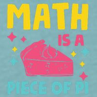 Cool Math Is A Peace Of Pi Sueded Cloud Jersey T-Shirt
