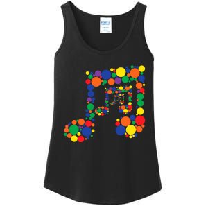 Colourful Music International Dot Day Ladies Essential Tank