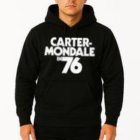 Carter Mondale In 76 Campaign Poster Jimmy Carter 1976 Hoodie